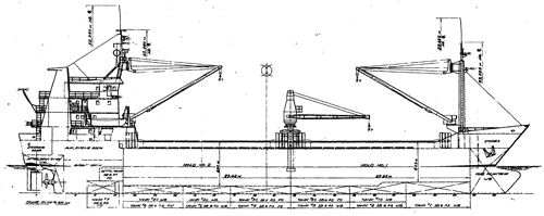 sezione nave merci